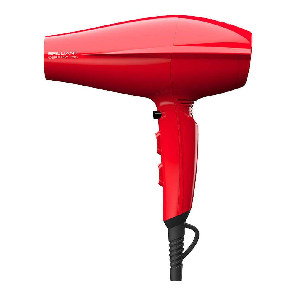 Secadora GA.MA Brilliant Ceramic Ion 2200W roja