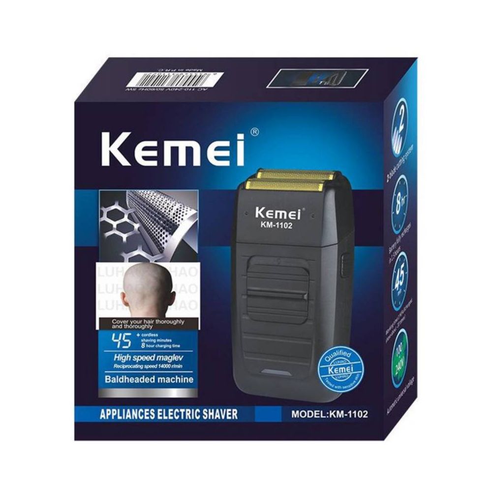 Afeitadora Kemei KM-1102 Shaver Negro