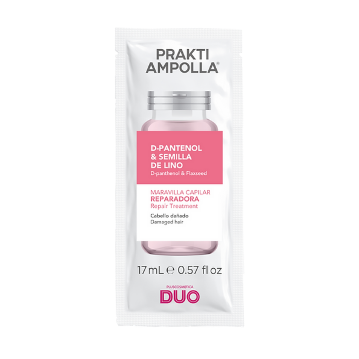 Ampolla DUO Prakti D-Pantenol y Semilla de Lino