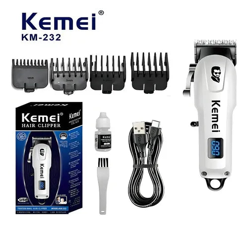 Cortadora Kemei KM-232 Clipper Blanca