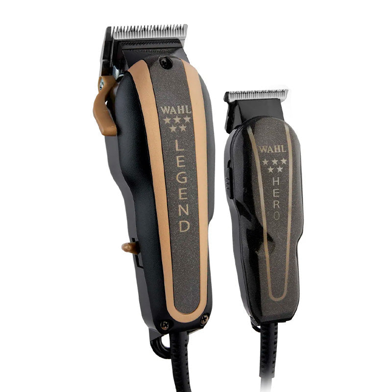 Cortadora y Patillera Wahl Barber Combo Legend + Hero