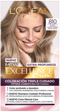 Tinte L'Oréal Paris Excellence 810 Rubio Claro Cenizo