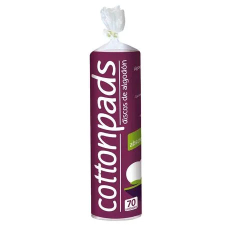 Cottonpads Discos de Algodón x70