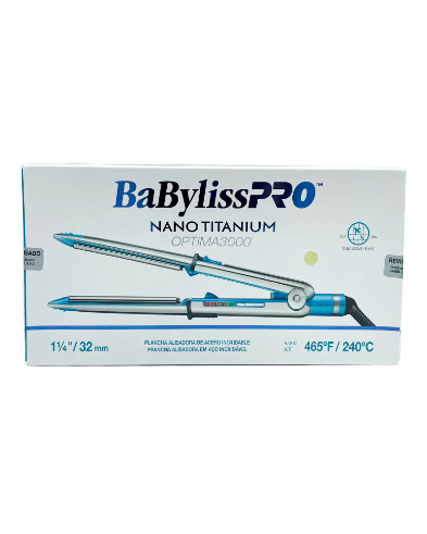Plancha Alisadora BaBylissPRO Nano Titanium Optima 3000 32mm 1 1/4