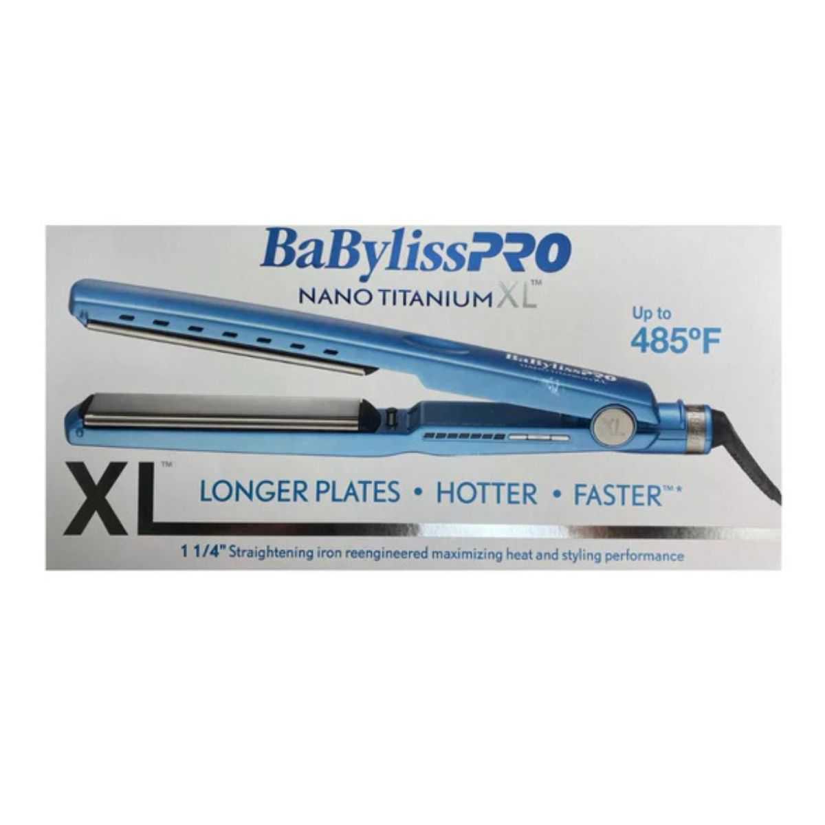 Plancha Alisadora BaBylissPRO Nano Titanium XL 1 1/4