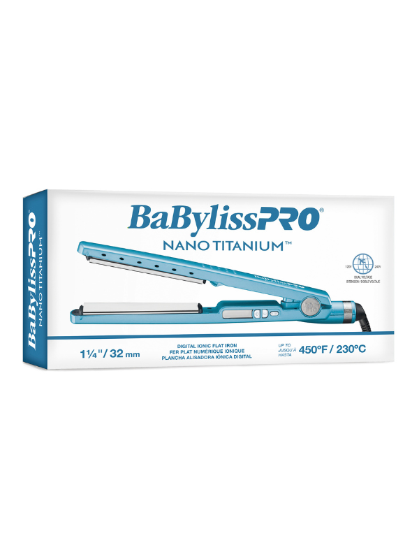 Plancha Alisadora BaBylissPRO Nano Titanium 1 1/4 32mm