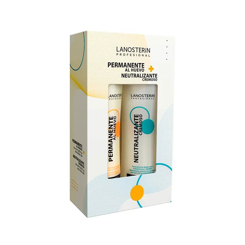 Kit Lanosterín Permanente al Huevo + Neutralizante Cremoso 114ml