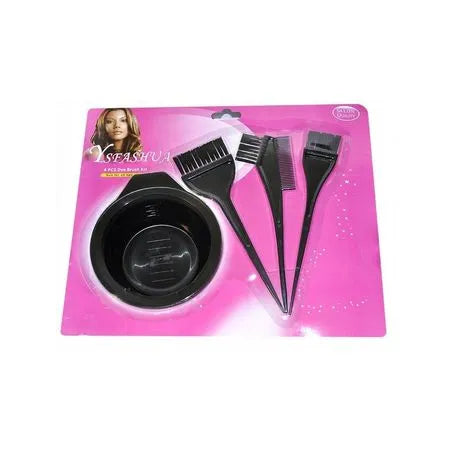 Kit de Brochas para Tinte 4 Piezas