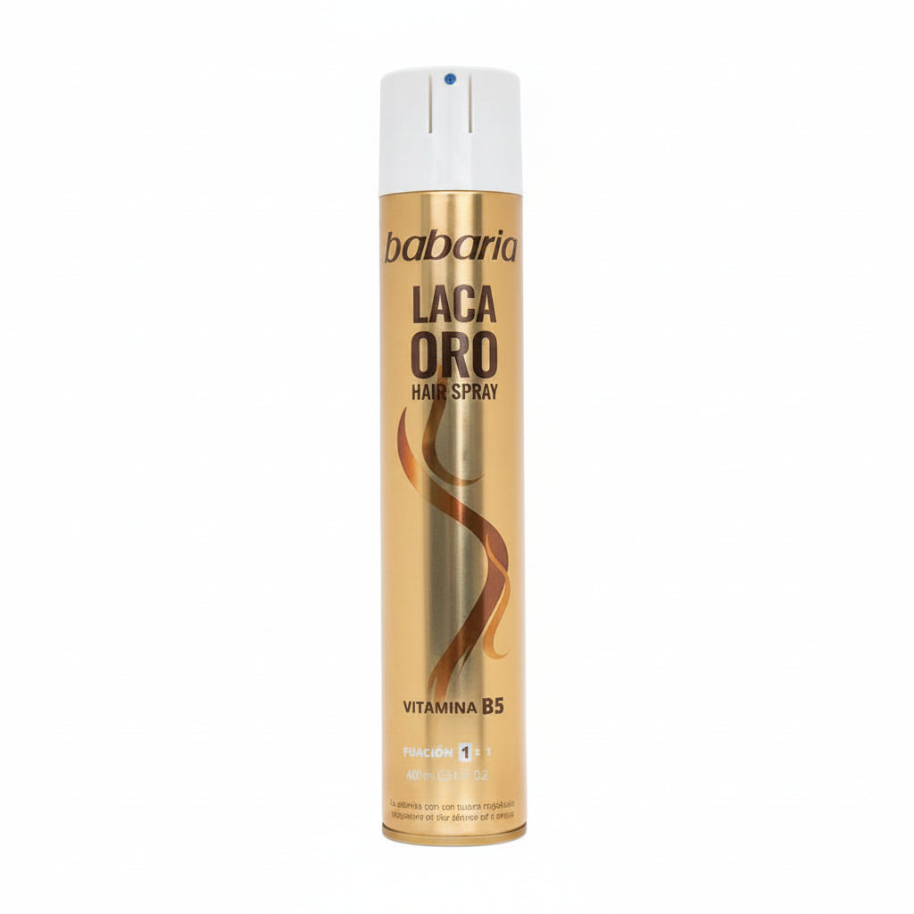 Laca Fijadora #1 Babaria Oro Hair Spray 400ml