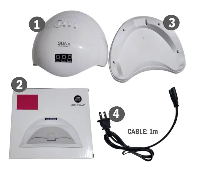 Lámpara de Uñas LED/UV 48W