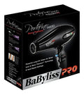 Secadora BaBylissPRO Nano Titanium Portofino 6600 Negra 2000W