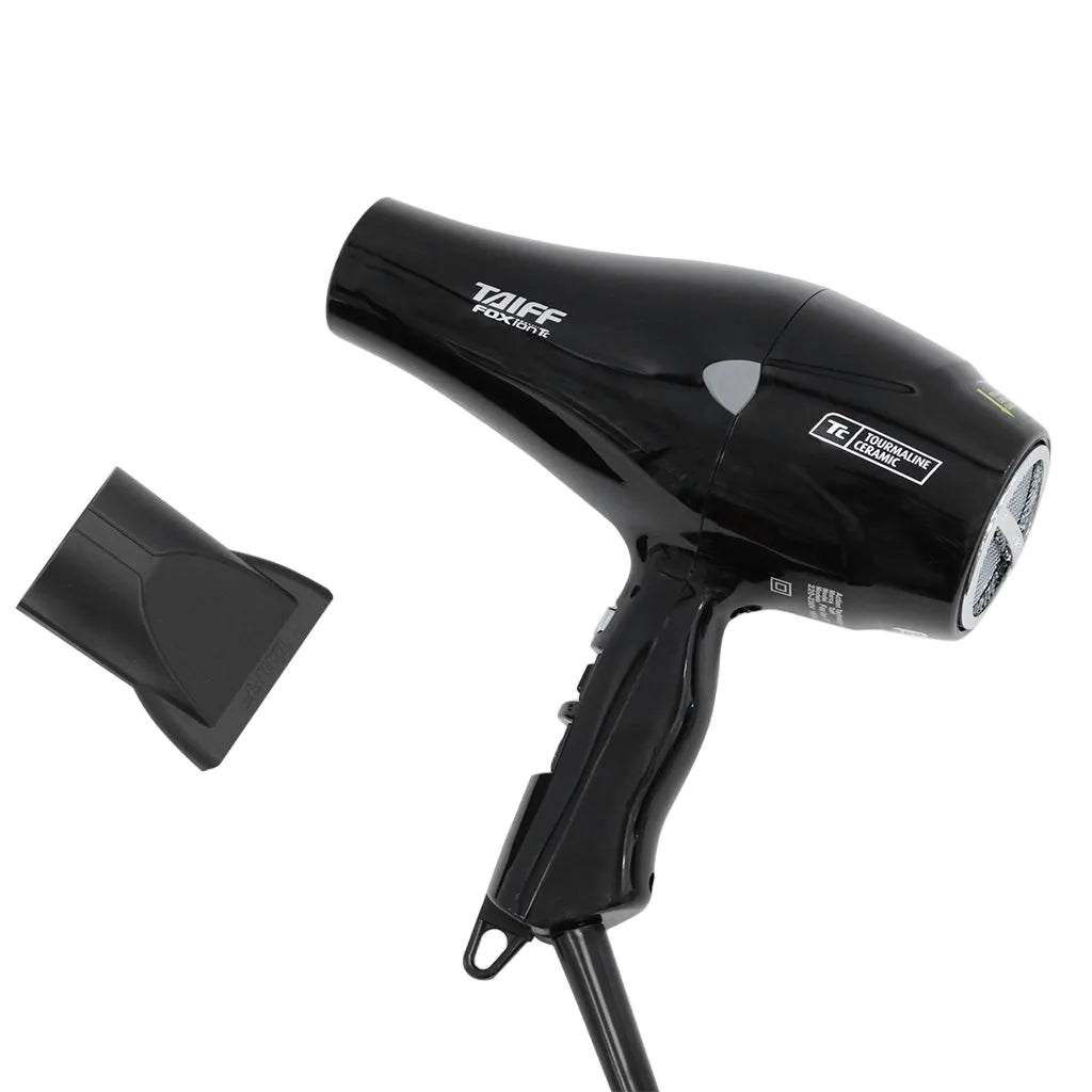 Secadora Profesional Negra Taiff Fox Ion 2000W