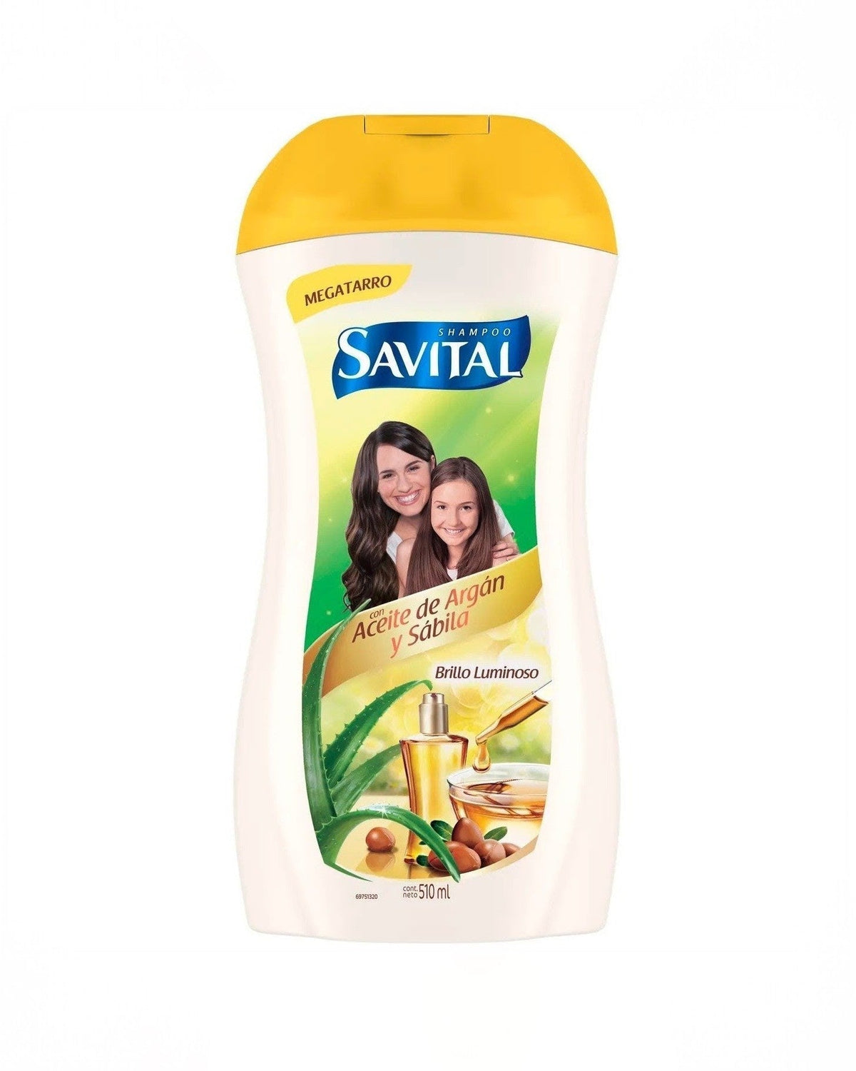 Shampoo Savital Argán y Sábila 510ml