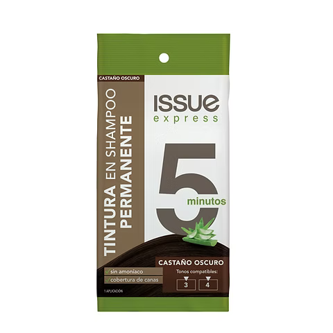 Tinte Issue Express Castaño Oscuro en Shampoo