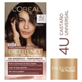 Tinte L'Oréal Paris Excellence 4U Castaño Universal