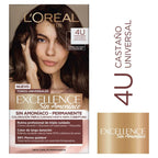 Tinte L'Oréal Paris Excellence 4U Castaño Universal