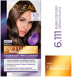 Tinte L'Oréal Paris Excellence 6.111 Rubio Oscuro Ceniza Plata