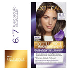 Tinte L'Oréal Paris Excellence 6.17 Rubio Oscuro Cenizo Mate
