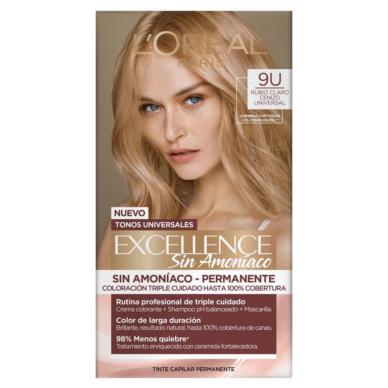 Tinte L'Oréal Paris Excellence 9U Rubio Muy Claro Universal
