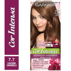 Tinte Garnier Cor Intensa 7.7 Rubio Café + Oxigenta