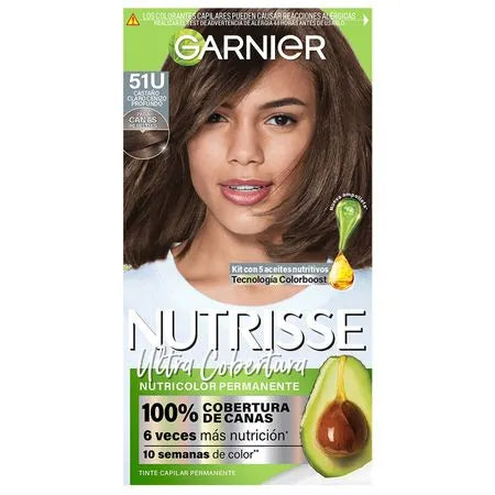 Tinte Garnier Nutrisse 51 Castaño Claro