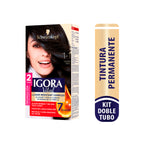 Tinte Igora Vital 1-1 Negro Azul 2 Tubos