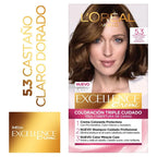 Tinte L'Oréal Paris Excellence 5.3 Castaño Claro Dorado