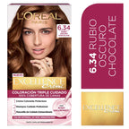 Tinte L'Oréal Paris Excellence 6.34 Rubio Oscuro Chocolate