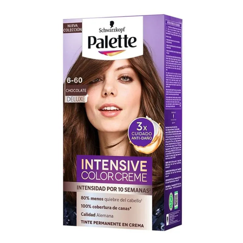Tinte Palette Intensive 6-60 Chocolate Oro 2 Tubos
