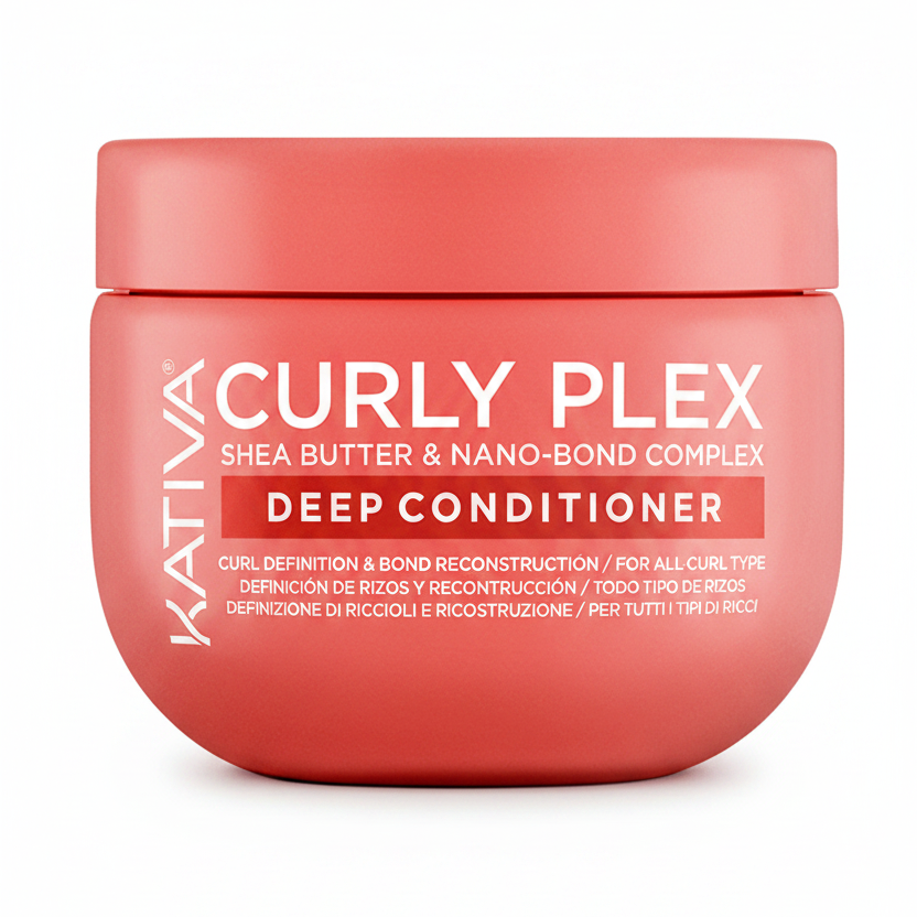 Mascarilla de Tratamiento Kativa Deep Conditioner Curly Plex 450ml