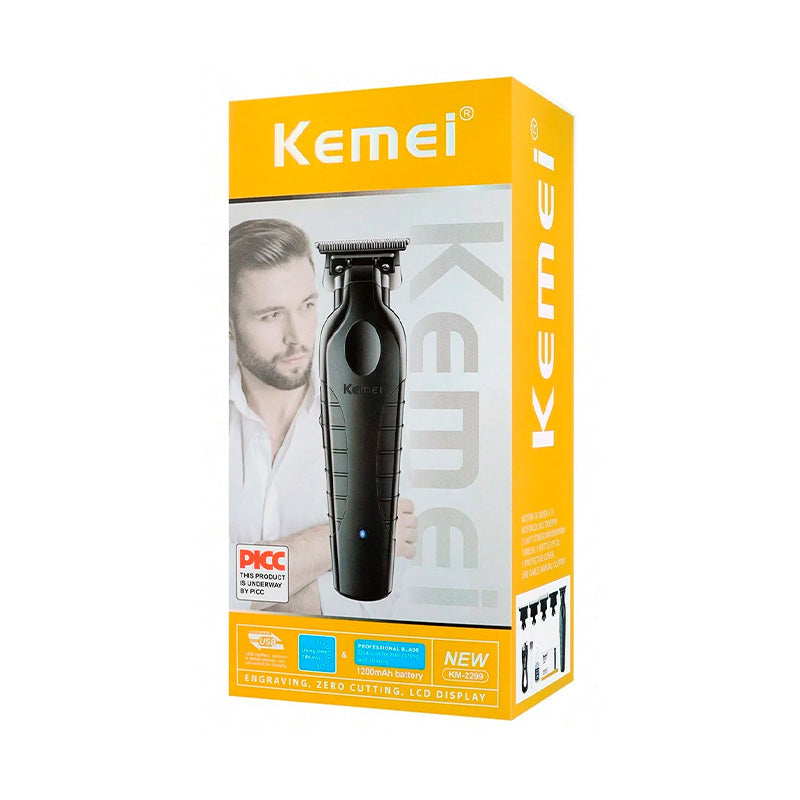 Cortadora Kemei KM-2299 Trimmer Negro