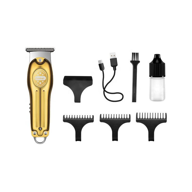 Cortadora Kemei KM-679 Trimmer Dorado