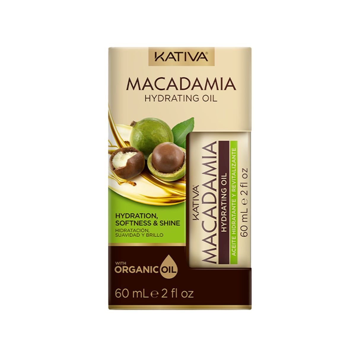 Aceite de Macadamia Kativa Macadamia Hydrating Oil 60ml