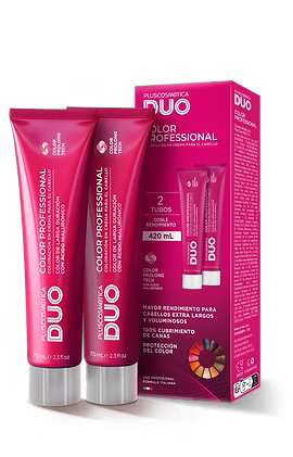 Tinte Pluscosmética DUO Color Professional 1 Negro + Oxigenta