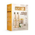 Kit Kativa Keratina Nutrición & Antifrizz (Shampoo + Acondicionador + Tratamiento)